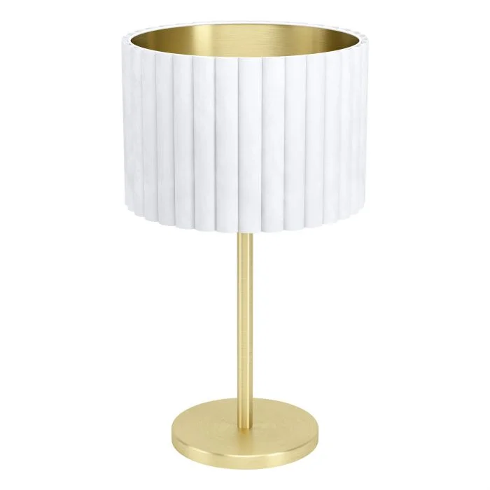 metal table lamps with a matte black finish for a sleek appearancemetal table lamps with a matte black finish for a sleek appearanceTamaresco White and Brushed Brass Table Lamp