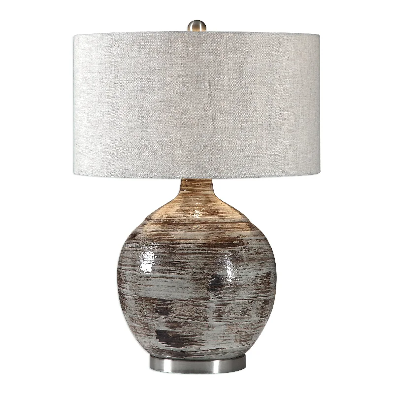 marble table lamps with a luxurious veined pattern for high end decormarble table lamps with a luxurious veined pattern for high end decorTAMULA DISTRESSED IVORY TABLE LAMP