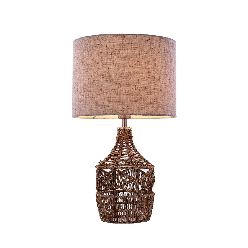 gothic style table lamps with dark finishes for a mysterious lookgothic style table lamps with dark finishes for a mysterious lookTilda Rattan Rope Base and Natural Linen Shade Table Lamp