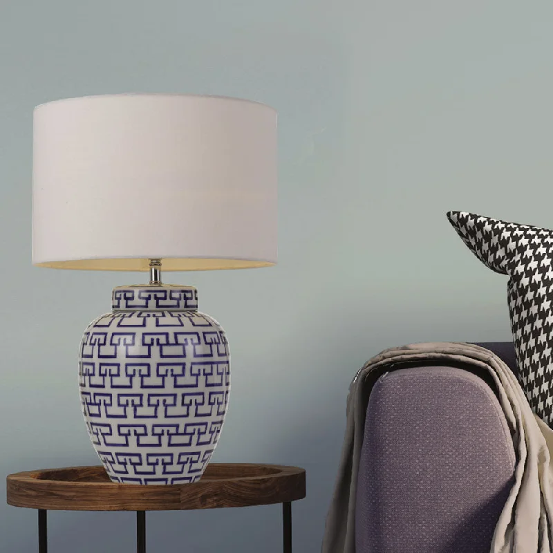leather table lamps with a distressed texture for a rugged charmleather table lamps with a distressed texture for a rugged charmTing Blue and White Scroll Vase Table Lamp