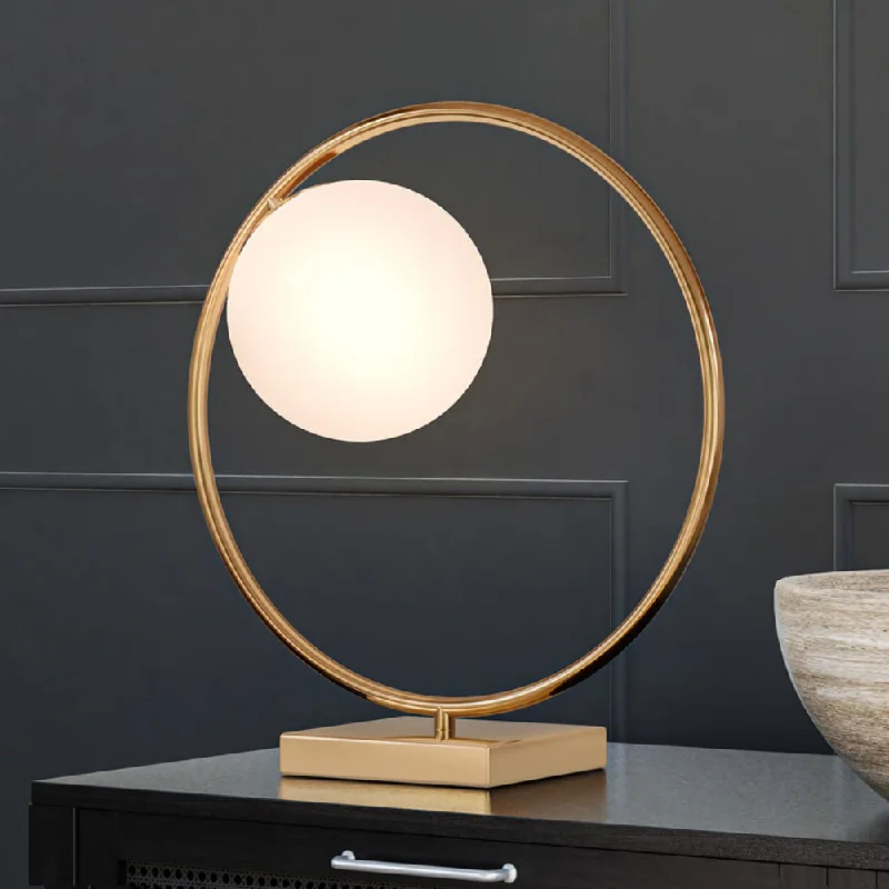 glass table lamps with a frosted surface for soft light diffusionglass table lamps with a frosted surface for soft light diffusionUEX7581 Mid-Century Modern Table Lamp 14''W x 6''D x 15''H, Aged Brass Finish, Sewanee Collection
