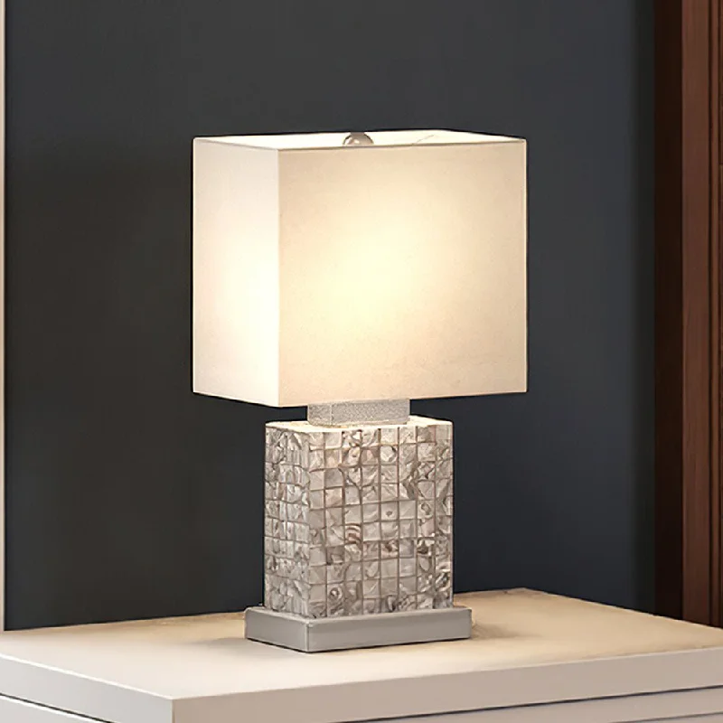 metal table lamps with a matte black finish for a sleek appearancemetal table lamps with a matte black finish for a sleek appearanceUEX7650 Nautical Table Lamp 9''W x 6''D x 17''H, Natural Pearl Finish, Seward Collection