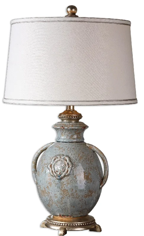 mid century modern table lamps with iconic designs for a stylish studymid century modern table lamps with iconic designs for a stylish studyCancello Blue Glaze Lamp