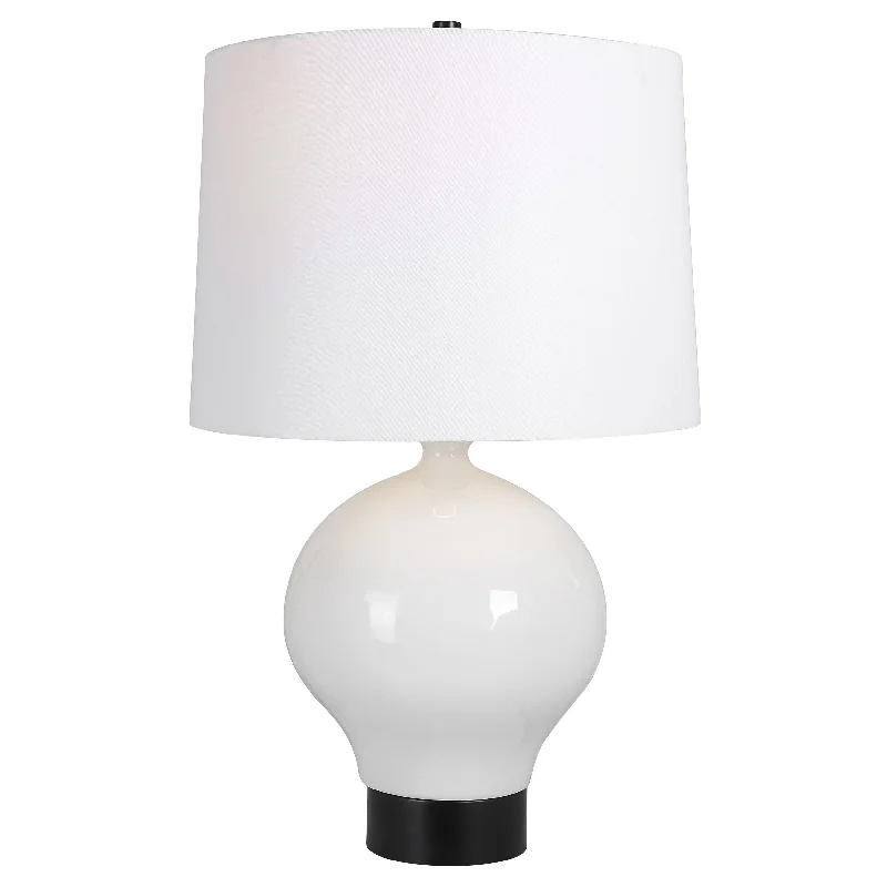 modern minimalist table lamps for contemporary living roomsmodern minimalist table lamps for contemporary living roomsCollar Gloss White Table Lamp