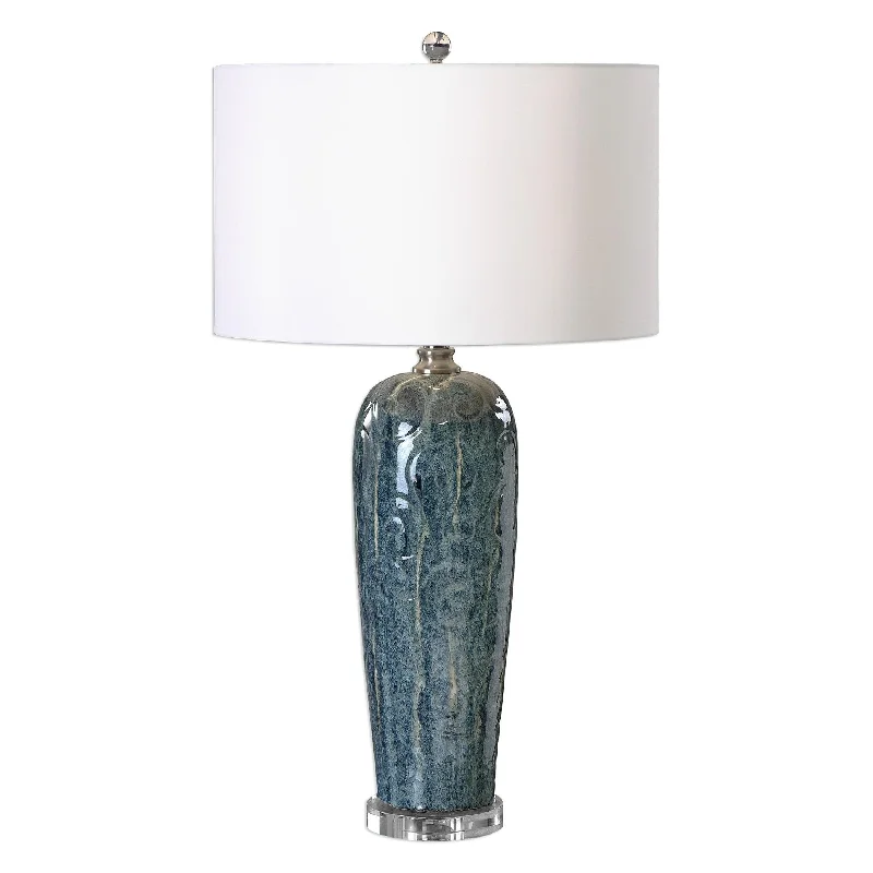 wooden table lamps with natural grain for a warm and organic feelwooden table lamps with natural grain for a warm and organic feelMaira Blue Ceramic Table Lamp