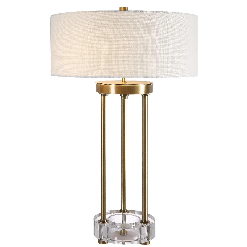 bohemian table lamps with colorful patterns for eclectic bedroomsbohemian table lamps with colorful patterns for eclectic bedroomsPantheon Brass Rod Table Lamp