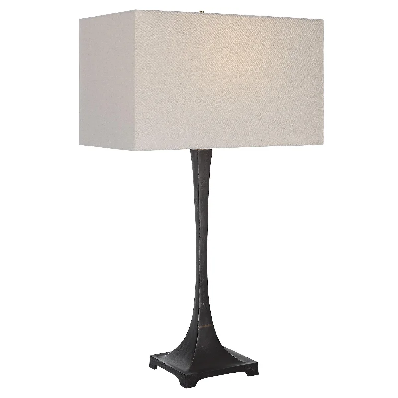 marble table lamps with a luxurious veined pattern for high end decormarble table lamps with a luxurious veined pattern for high end decorReydan Tapered Iron Table Lamp
