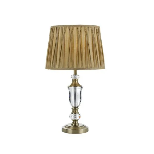 glass table lamps with a frosted surface for soft light diffusionglass table lamps with a frosted surface for soft light diffusionWilton Antique Brass Solid Crystal Body Table Lamp